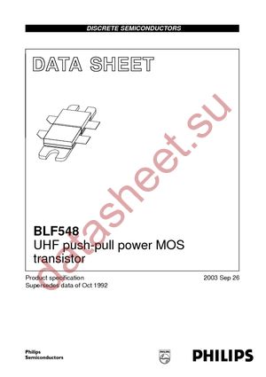 BLF548,112 datasheet  